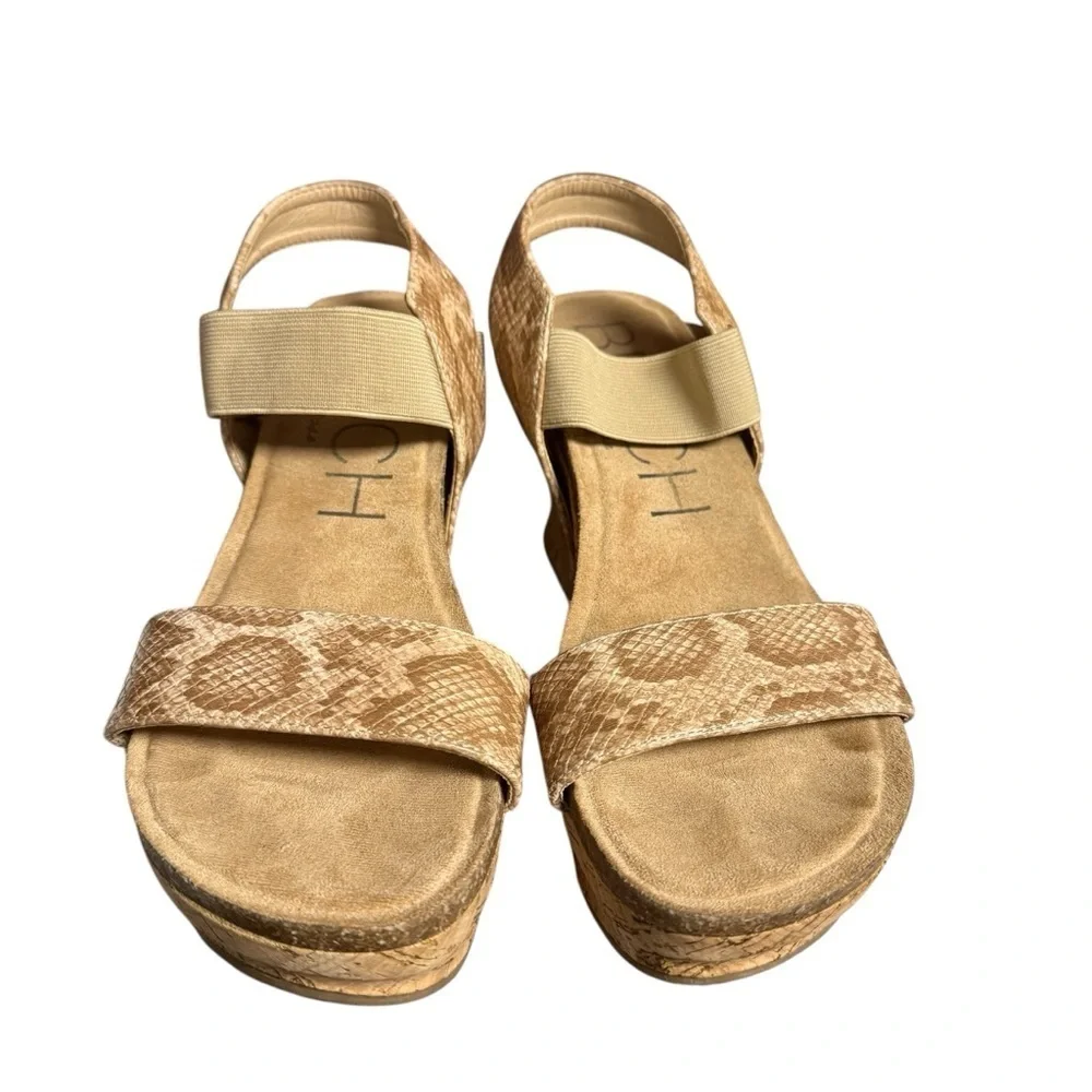 Beach by Matisse Point Break Wedge Sandal (Women's) - Natural - Sz 8 M